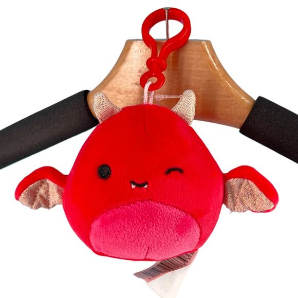 Squishmallow Karlie the Red Devil Halloween Plush Stuffed Animal with Clip - Picture 2 of 14